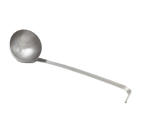 Vollrath Economy Two-Piece Stainless Steel Ladle, 24 oz., with Hooked Grooved Handle