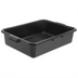 Thumbnail image #1 for Comfort Curve Stackable Tote Box, 20 x 15 x 5 Inch, Black, High-Density Polyethylene