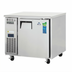 Thumbnail image #1 for Everest Refrigeration ETR1-24 1-Section Undercounter Worktop Refrigerator, 6 Cu. Ft., Side-Mounted Self-Contained, Stainless Steel