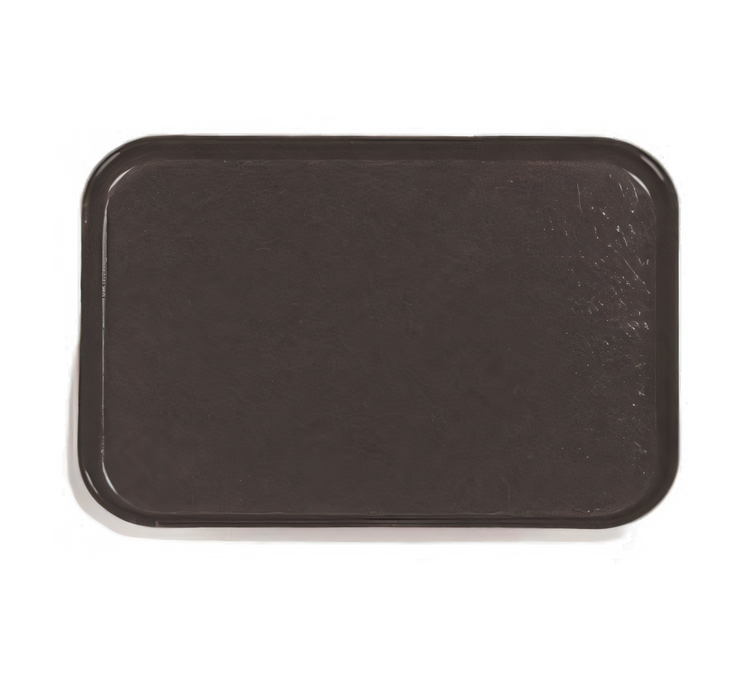 Product image #2 for Glasteel Rectangular Fiberglass Cafeteria Tray, 13-3/4 x 10-5/8 Inch, Black