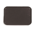 Thumbnail image #2 for Glasteel Rectangular Fiberglass Cafeteria Tray, 13-3/4 x 10-5/8 Inch, Black