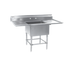 Thumbnail image #1 for Spec-Master 1-Compartment Stainless Steel Sink with Right Drainboard, 63-1/2-Inch W x 31-Inch D