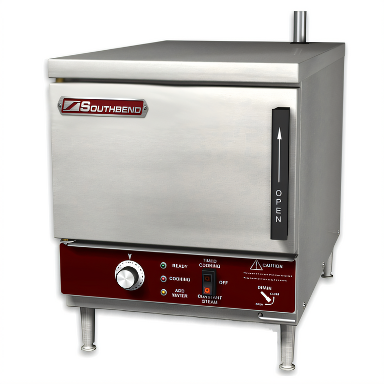 Product image #1 for Southbend Steam EZ18-3 Electric 18-Inch Wide Countertop Boilerless Convection Steamer, 1 Compartment, 3 x 12 x 20 Pan Capacity