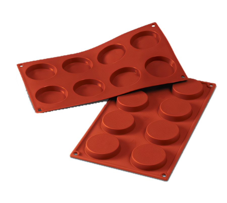 Product image #1 for Silikomart Florentine Silicone Baking Mold, 8-Cavity