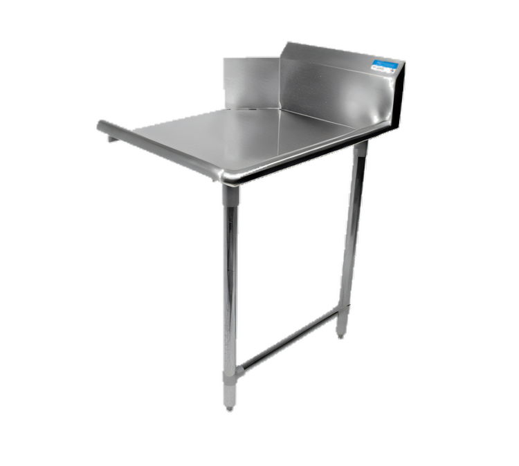 Product image #1 for BK Resources 36-Inch Straight Clean Dish Table, Left-To-Right Operation, 304 Stainless Steel Top