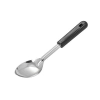 Winco 11-Inch Solid Stainless Steel Basting Spoon with Black Bakelite Handle