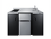Thumbnail image #1 for 54-Inch All-in-One Kitchenette with 2-Burner Smooth-Top Cooktop, 19-Inch Compact Refrigerator, Sink, and Storage Cabinet