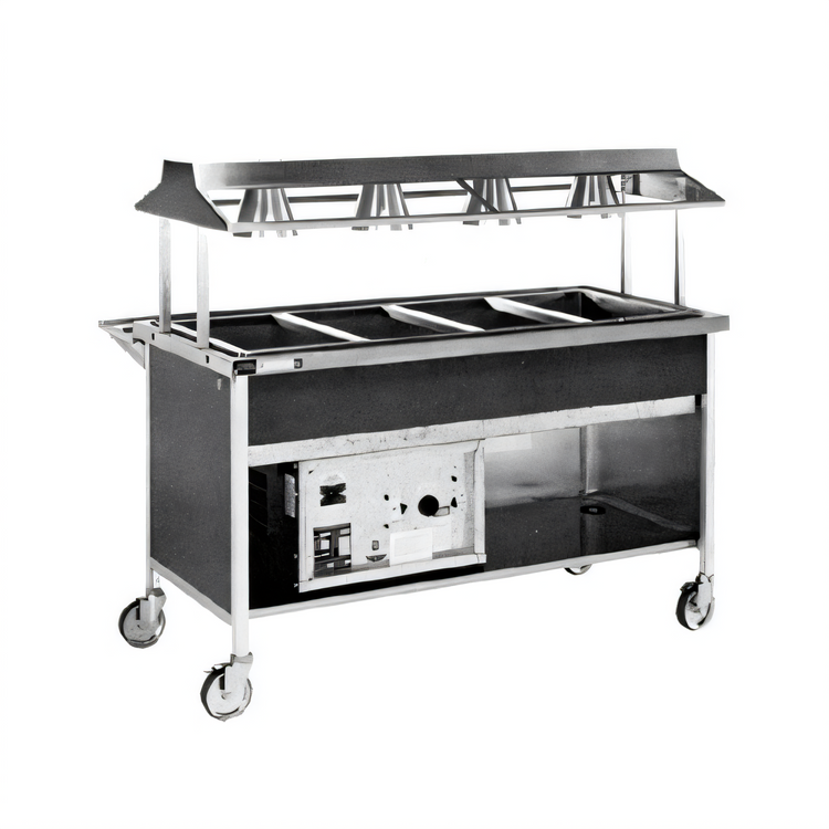 Product image #1 for Atlas Metal CAHC-6 Dual Temp 6-Pan Full-Size Hot and Cold Buffet Station