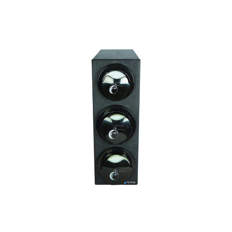 Product image #1 for EZ-Fit Counter Model Lid Dispenser Box System, Black Polystyrene, 1 Compartment