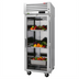 Thumbnail image #1 for Turbo Air PRO Series One-Section Reach-In Refrigerator with Glass Door, 25.73 Cu. Ft., Top-Mount Self-Contained, Stainless Steel
