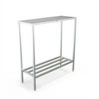John Boos 2-Shelf Stainless Steel Cooler Rack with Adjustable Bullet Feet, 59-Inch Long x 18-Inch Wide x 60-Inch High