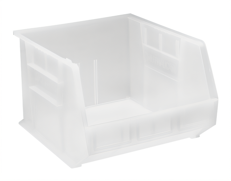 Product image #1 for Quantum Ultra Stack & Hang Clear Stackable Shelf Bin, 18 x 16-1/2 x 11 Inches