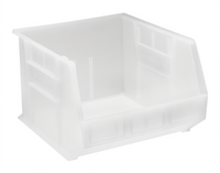 Quantum Ultra Stack & Hang Clear Stackable Shelf Bin, 18 x 16-1/2 x 11 Inches