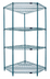 Thumbnail image #1 for Quantum 24 x 42-Inch Five-Sided Stationary Wire Shelving Starter Kit, Green Epoxy