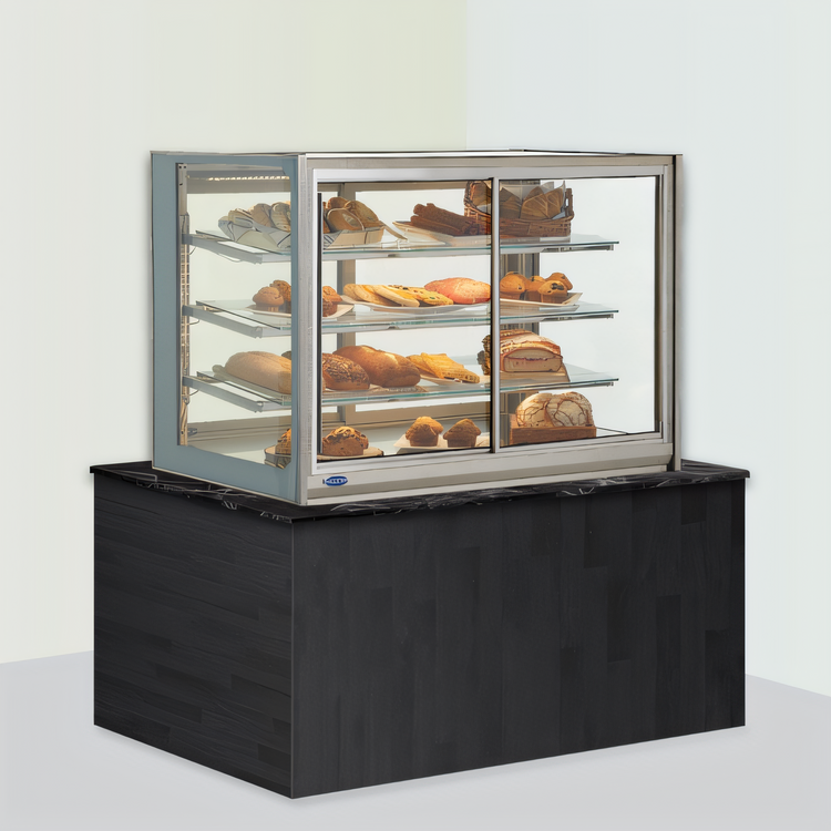 Product image #1 for Federal Industries Italian Glass Series 60-Inch Non-Refrigerated Self-Service Countertop Pastry Display Case