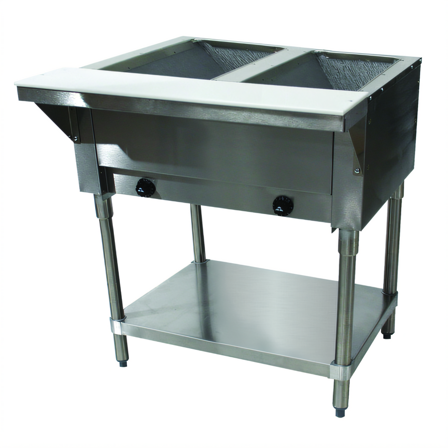 Product image #1 for Advance Tabco Triumph Supreme LP Gas Hot Food Table with Undershelf, 2 Wells, 31-13/16 Inch