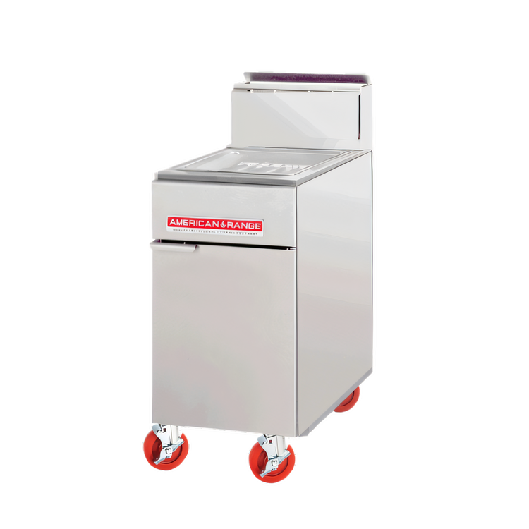 Product image #2 for American Range Range Match Fryer Drain Cabinet / Fry Dump Station with 12 x 20 Drainer Top and Storage Cabinet