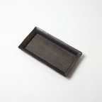 Thumbnail image #1 for American Metalcraft WMEL19 Rectangular Melamine Platter, Walnut Wood Pattern, 14-1/4 x 7-1/2 x 1-1/2 in Case of 6