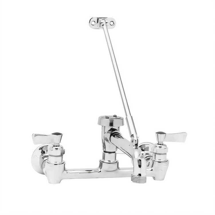 Product image #1 for Fisher Wall-Mount Service Sink Mixing Faucet with 6-Inch Spout and Vacuum Breaker
