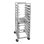Thumbnail image #1 for Channel Manufacturing Lifetime Tough STPR-3 Mobile Aluminum Steam Table Pan Rack, 40-Pan, 12 x 20, End Load, 3-Inch Slides
