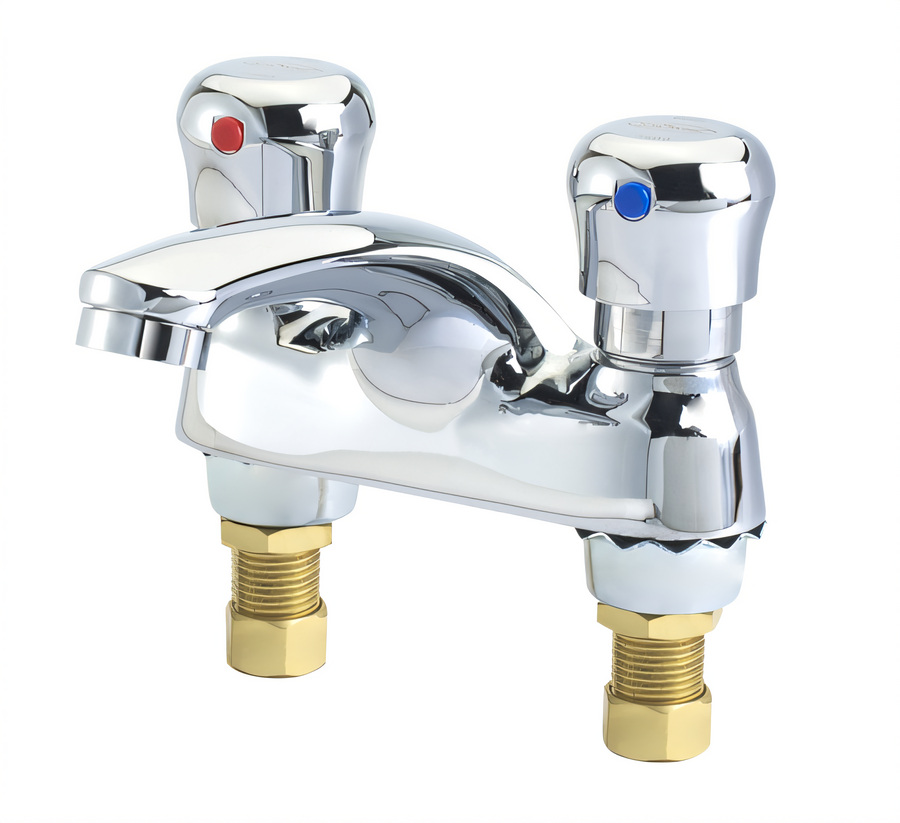 Product image #1 for Krowne Royal Series Splash-Mounted Commercial Faucet with 10-Inch Swing Spout, 4-Inch Centers
