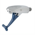 Thumbnail image #1 for T&S Brass Wall-Mounted Push-Back Glass Filler Faucet with Volume Regulator and Blue Lean Arm