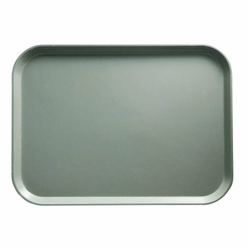 Product image #2 for Cambro Camtray Rectangular Cafeteria Tray, 8 x 9-7/8 Inches, High-Impact Fiberglass, Pearl Gray