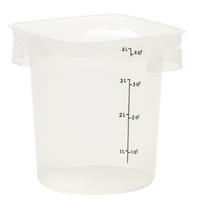 Cambro 4RFSPROPP190 CamRound® Commercial Food Storage Containers Case of 6