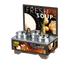 Thumbnail image #1 for Vollrath Cayenne Full-Size Electric Rethermalizing Soup Merchandiser Base with Menu Board and 4 Qt Accessory Pack