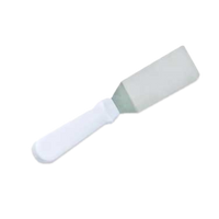 Crestware Smooth Edge Cake Server with White Plastic Handle