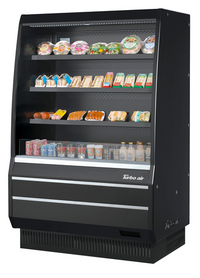 Turbo Air Mid-Height Vertical Open-Air Cooler Merchandiser, 12.3 Cu. Ft., Self-Contained, 115V