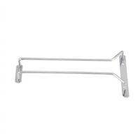 10 Inch Chrome-Plated Wire Glass Hanger