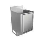 Thumbnail image #1 for BK Resources UBC-B-21-W18H Stainless Steel Underbar Cabinet, Flat Top, Pedestal Base, 18 x 21 Inches, Without Backsplash