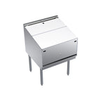Thumbnail image #1 for Krowne Royal Series KR24-24RD-LC Freestanding Stainless Steel Underbar Liquor Bottle Display, 24-Bottle, Locking Cover