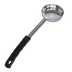 Thumbnail image #1 for Crestware 6 oz Solid Portion Control Serving Spoon with Black Handle
