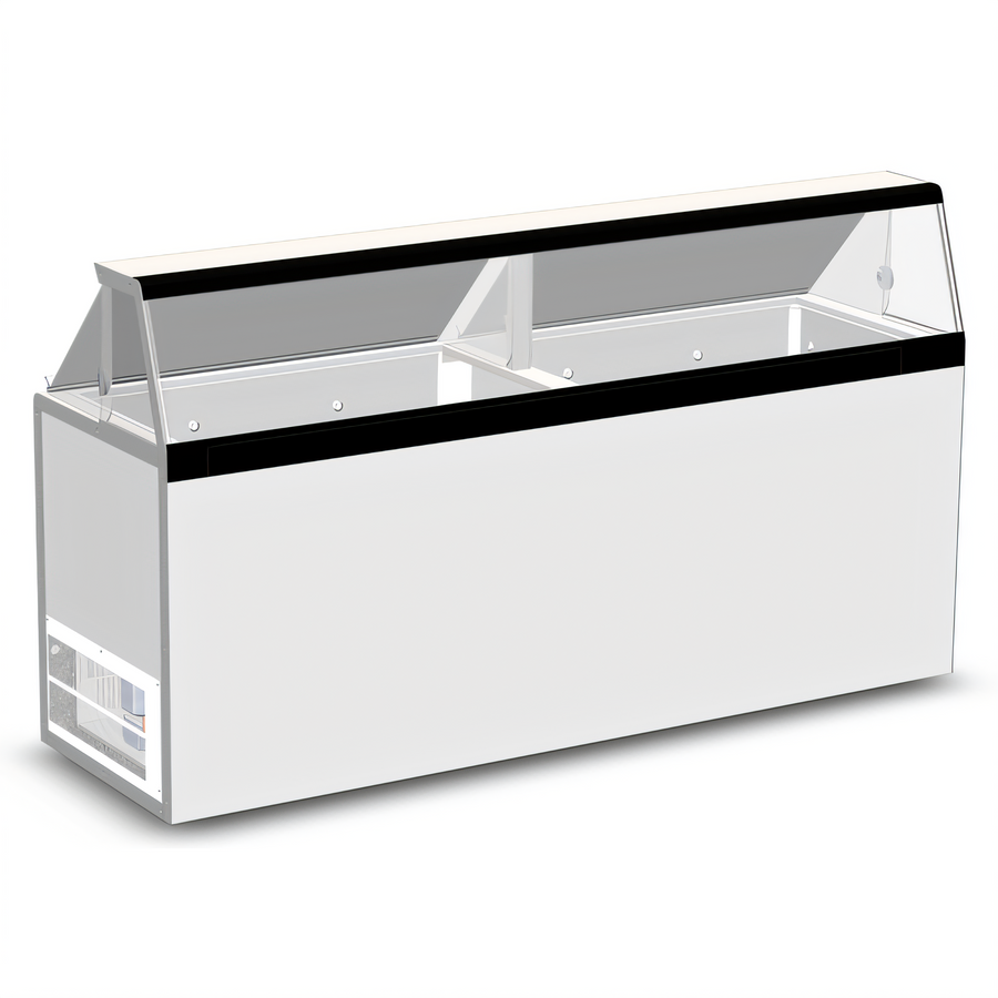 Product image #1 for Master-Bilt DD-88 Standard Ice Cream Dipping/Display Cabinet with 16 Display and 12 Storage 3-Gallon Tubs