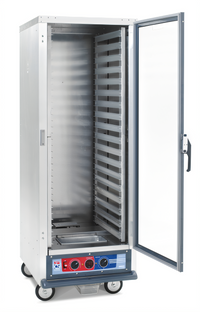 Metro C5 1 Series Full-Height Mobile Non-Insulated Proofing Cabinet with Clear Door, 35-Pan Capacity