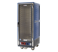 Metro C5 3 Series Full Height Moisture Heated Holding & Proofing Cabinet with Blue Insulation Armour and Clear Polycarbonate Door