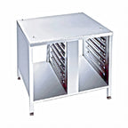 Thumbnail image #1 for RATIONAL 60.30.331 Stationary Stainless Steel Oven Stand with 14 Supporting Rails for SCC 62/CMP 102 Series
