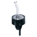 Thumbnail image #1 for Spill-Stop 320-01 Liquor Pourer, Clear Spout, Black Collar, Plastic with Ultrathane Cork
