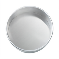Clear EZ-Release Round Aluminum Cake Pan, 13 Inch Diameter x 3 Inch Deep, Straight Sides
