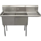 Thumbnail image #1 for Serv-Ware D2CWP1620R-18 Compartment Sinks