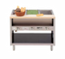 Thumbnail image #1 for Dinex ServeXpress DXPDME3OS Stationary 3-Well Electric Hot Food Table with Open Base