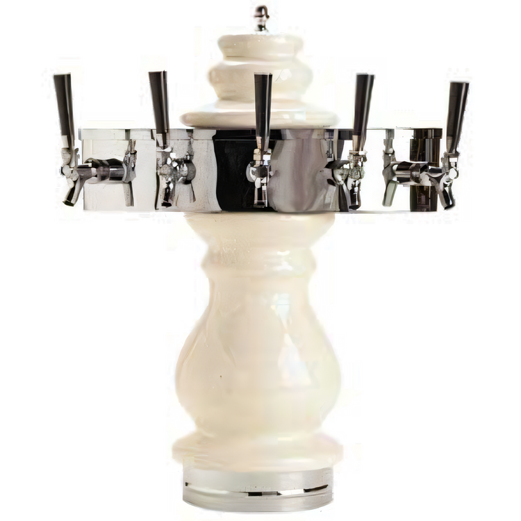 Product image #1 for Micro Matic Braumeister 5-Faucet Countertop Air-Cooled Ceramic Draft Beer Tower