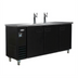 Thumbnail image #1 for Serv-Ware DD73-2-HC Flat-Top Two-Tower, Four-Faucet Beer Dispenser Keg Cooler