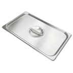 Thumbnail image #1 for Admiral Craft Equipment Corp. FC-165 Full-Size 1/1 Solid Flat Stainless Steel Food Pan Cover with Recessed Handle Case of 36