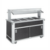 Thumbnail image #1 for Atlas Metal BLC-5-BU 5-Pan Mobile Iced Cold Food Buffet Counter