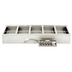 Thumbnail image #1 for APW Wyott HFW-5DS 5-Well Drop-In Electric Hot Food Well with Drain, Wet/Dry Operation, Infinite Controls