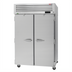 Thumbnail image #1 for Turbo Air PRO Series Two-Section Reach-In Freezer with Top-Mount Self-Contained Refrigeration, 48.36 Cu. Ft., Solid Doors