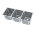 Thumbnail image #1 for Vollrath 3-Compartment Weld-In/Undermount Sink, 18-Gauge Stainless Steel, 14 x 12 x 12-Inch Compartments